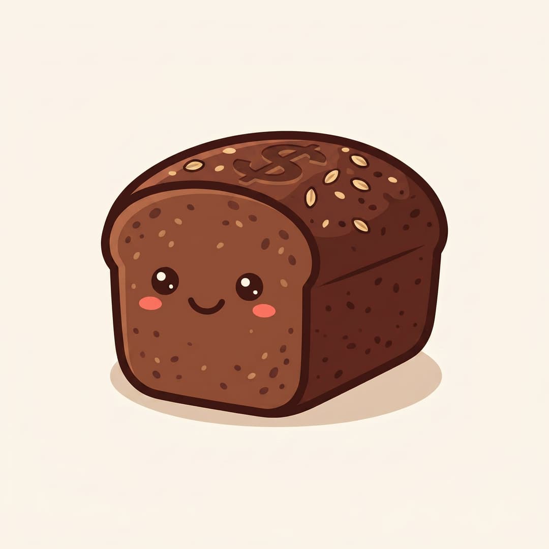 The Pumpernickel loaf mascot
